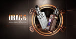 VOOPOO Drag 6 Kit Mod avec Uforce-X Tank II 4400 mAh 5 ml (Max 220W) – Marron - Kit de 6 roulettes
