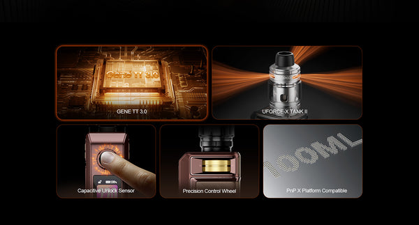 VOOPOO Drag 6 Kit Mod avec Uforce-X Tank II 4400 mAh 5 ml (Max 220W) – VOOPOO Drag 6 Kit Mod avec Uforce-X Tank II 4400 mAh 5 ml (Max 220W)
