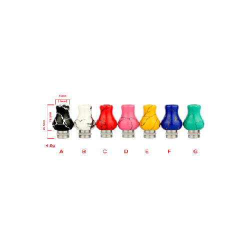 Drip Tip en Résine Reewape 510 Couleur Aléatoire (10pcs/paquet) – AS363 - 1Paquet
