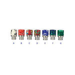 Drip Tip en Résine Reewape 510 Couleur Aléatoire (10pcs/paquet) – Default Title
