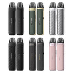 Kit système de pod Thelema Aura S de Lost Vape 1600mAh 3ml (Max 40W) – Cuir Noir - Kit Thelema Aura S
