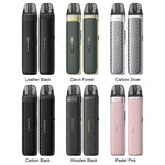 Kit système de pod Thelema Aura S de Lost Vape 1600mAh 3ml (Max 40W) – Cuir Noir - Kit Thelema Aura S
