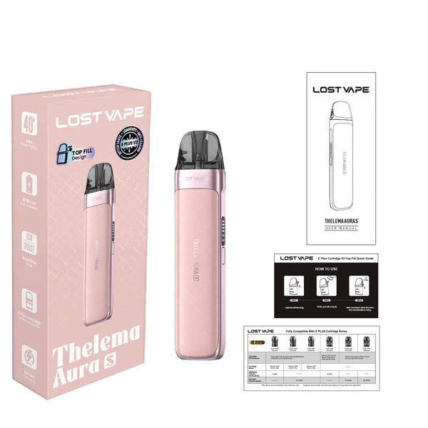 Kit système de pod Thelema Aura S de Lost Vape 1600mAh 3ml (Max 40W) – Kit système de pod Thelema Aura S de Lost Vape 1600mAh 3ml (Max 40W)
