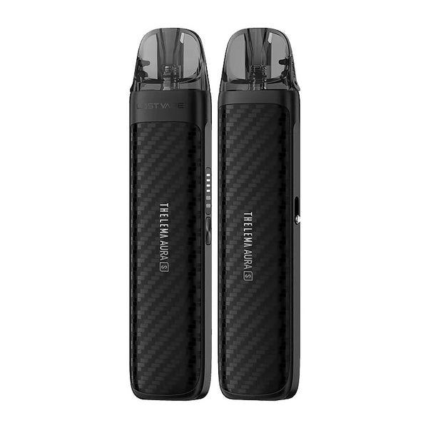 Kit système de pod Thelema Aura S de Lost Vape 1600mAh 3ml (Max 40W) – Noir de Carbone - Kit Thelema Aura S
