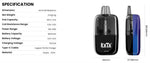 Lost Vape Kata Pod System Kit 1600mAh 10ml (Max 30W) – Midnight Drive - Kata Pod Kit
