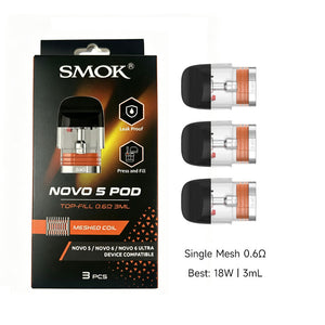 
        
          خرطوشة SMOK Novo 5 Pod Series 2 مل/3 مل (3 قطع/عبوة) – Smok – Image 2 – Parcelcabin International Shipping
        
      