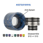 Reewape Drip Tip Résine Couleur Aléatoire (10pcs/paquet) – AS269 (Smok TFV8 Baby V2/ TFV 16) - 1 Paquet
