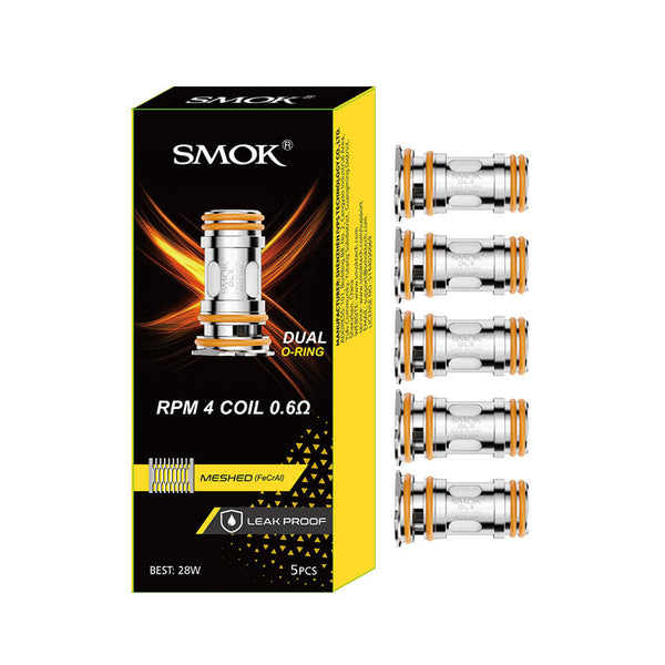 Smok RPM4 Replacement Coil for Nord 6 Kit (5pcs/pack) – 0.6ohm - 1Pack
