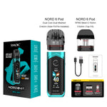 Kit système Pod SMOK Nord 6 3800 mAh 5 ml (80 W max.) – Argenté - Kit Nord 6
