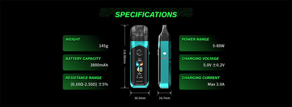 Kit système Pod SMOK Nord 6 3800 mAh 5 ml (80 W max.) – Kit système Pod SMOK Nord 6 3800 mAh 5 ml (80 W max.)
