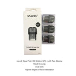 Cartouche SMOK Novo 2 Pod 2ml (3 pièces/paquet) – Novo 2X Meshed 0.9ohm MTL - 1Pack

