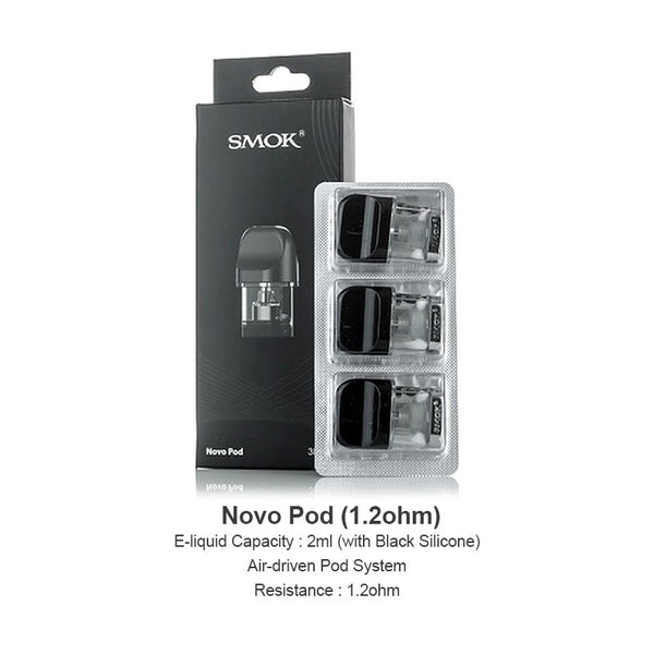 Cartouche SMOK Novo Pod 3ml/2ml (3 pièces/paquet) – Cartouche SMOK Novo Pod 3ml/2ml (3 pièces/paquet)
