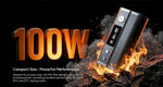 YiHi SXmini MQ Plus Box Mod 100W (Single 21700/20700/18650 Battery) – Black - MQ Plus Mod
