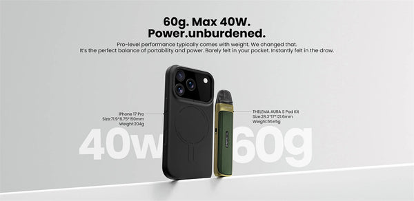 Kit système de pod Thelema Aura S de Lost Vape 1600mAh 3ml (Max 40W) – Kit système de pod Thelema Aura S de Lost Vape 1600mAh 3ml (Max 40W)
