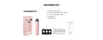 Kit système de pod Thelema Aura S de Lost Vape 1600mAh 3ml (Max 40W) – Cuir Noir - Kit Thelema Aura S
