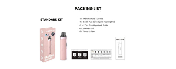 Kit système de pod Thelema Aura S de Lost Vape 1600mAh 3ml (Max 40W) – Kit système de pod Thelema Aura S de Lost Vape 1600mAh 3ml (Max 40W)
