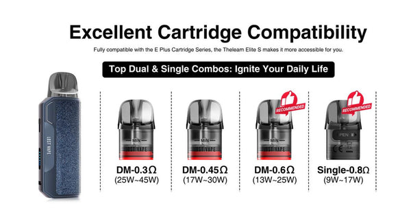 Lost Vape Thelema Elite S Pod Kit 1400mAh 3ml (Max 40W) – Lost Vape Thelema Elite S Pod Kit 1400mAh 3ml (Max 40W)
