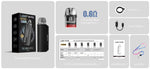 Lost Vape Thelema Elite S Pod Kit 1400mAh 3ml (Max 40W) – Twill Black - Thelema Elite S Pod
