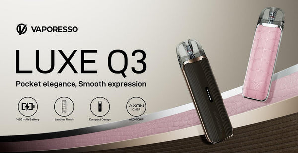 Kit de système de pod Vaporesso Luxe Q3 1450 mAh 3 ml (max 20 W) – Kit de système de pod Vaporesso Luxe Q3 1450 mAh 3 ml (max 20 W)

