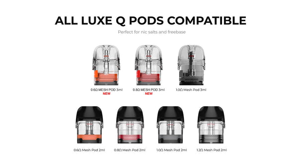 Kit de système de pod Vaporesso Luxe Q3 1450 mAh 3 ml (max 20 W) – Kit de système de pod Vaporesso Luxe Q3 1450 mAh 3 ml (max 20 W)
