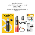 VOOPOO Argus G4 Pod System Kit 1650mAh 3.5ml(Max 35W) – Orange - Argus G4 Kit
