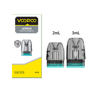 VOOPOO ARGUS Top Filling Cartridge V2 2ml/3ml (3pcs/pack)