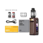 VOOPOO Drag 6 Kit Mod avec Uforce-X Tank II 4400 mAh 5 ml (Max 220W) – Marron - Kit de 6 roulettes
