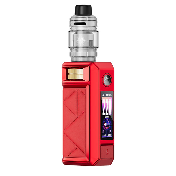 VOOPOO Drag 6 Kit Mod avec Uforce-X Tank II 4400 mAh 5 ml (Max 220W) – Rouge - Kit de 6 tractions
