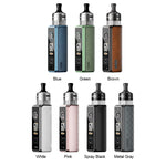 Voopoo Drag S3 60W Box Mod Kit with PnP X Cartridge MTL Pod 3000mAh 5ml – Brown - Drag S3 Kit
