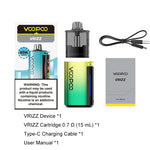 VOOPOO Vrizz Pod System Kit 800mAh 15ml – Spring Green - Vrizz Pod Kit – Parcelcabin International Shipping
