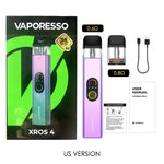Vaporesso XROS 4 Pod System Kit 1000mAh 3ml (SALE) – Pastel Palette - 0.6ohm Version

